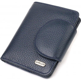 CANPELLINI Синій жіночий гаманець середнього розміру з натуральної шкіри  (2421809)