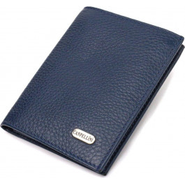 CANPELLINI Чоловічий компактний гаманець вертикального типу із натуральної шкіри в синьому кольорі  (2421872)