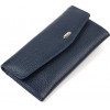 CANPELLINI Синій жіночий гаманець із натуральної шкіри флотар із клапаном  (2421702) - зображення 1