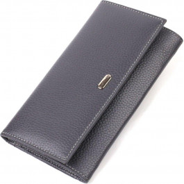 CANPELLINI Місткий жіночий гаманець із натуральної шкіри сірого кольору  (2421821)