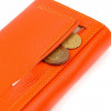 CANPELLINI Місткий жіночий гаманець із натуральної зернистої шкіри оранжевого кольору  (2421710) - зображення 5