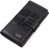 Vintage Чорний вертикальний гаманець з натуральної шкіри з тисненням під крокодила CANPELLINI (2421844) - зображення 1