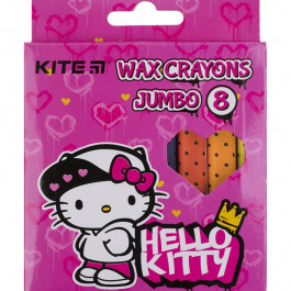Kite Восковые карандаши  Jumbo Hello Kitty 8 цветов (HK21-076)