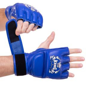 Top King Рукавички для змішаних єдиноборств MMA Super TKGGS / розмір XL, синій - зображення 1