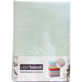 LightHouse Простирадло на резинці  трикотажне м'яте 180х200+25 см (46647) (2200000546647)