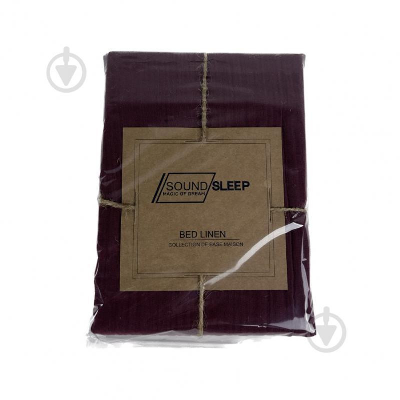 SoundSleep Наволочка Muslin Burgundy 50х70 70x50 см бургунді (94162721) - зображення 1