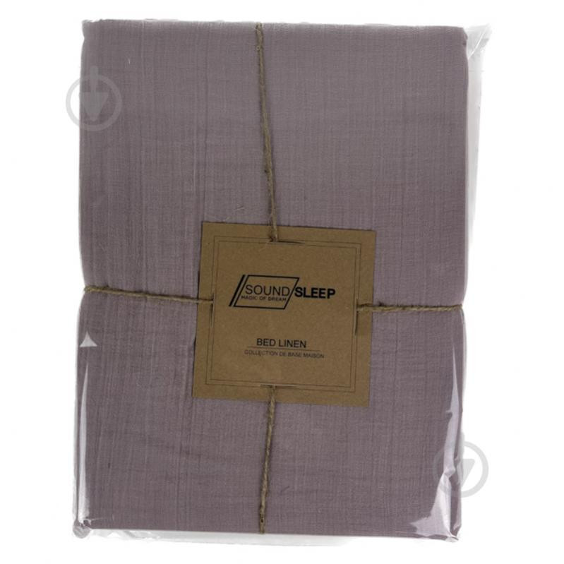 SoundSleep Простирадло Muslin Powder 180x220 см пудровий (94163018) - зображення 1