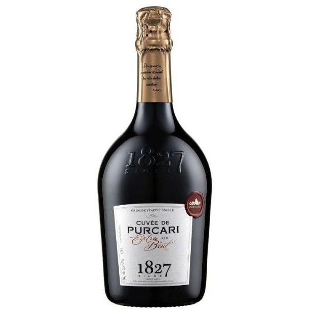Purcari Ігристе вино  Cuvee de  біле Extra брют 12.5% 0.75 л (DDSAU8P052) - зображення 1