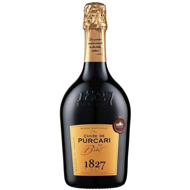 Purcari Ігристе вино  Cuvee de  Brut біле брют 12.5%, 0.75 л (DDSAU8P050) - зображення 1