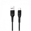 SkyDolphin S06T LED Smart Power USB to Type-C 1m Black (USB-000557) - зображення 1