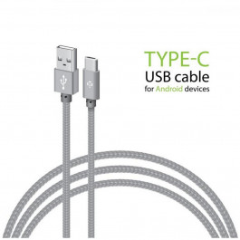 Intaleo CBGNYT2 USB Type-C 2m Grey (1283126489143)