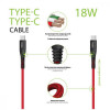 Intaleo CBRNYTT1 Type-C to Type-C 1.2m Red (1283126504112) - зображення 2