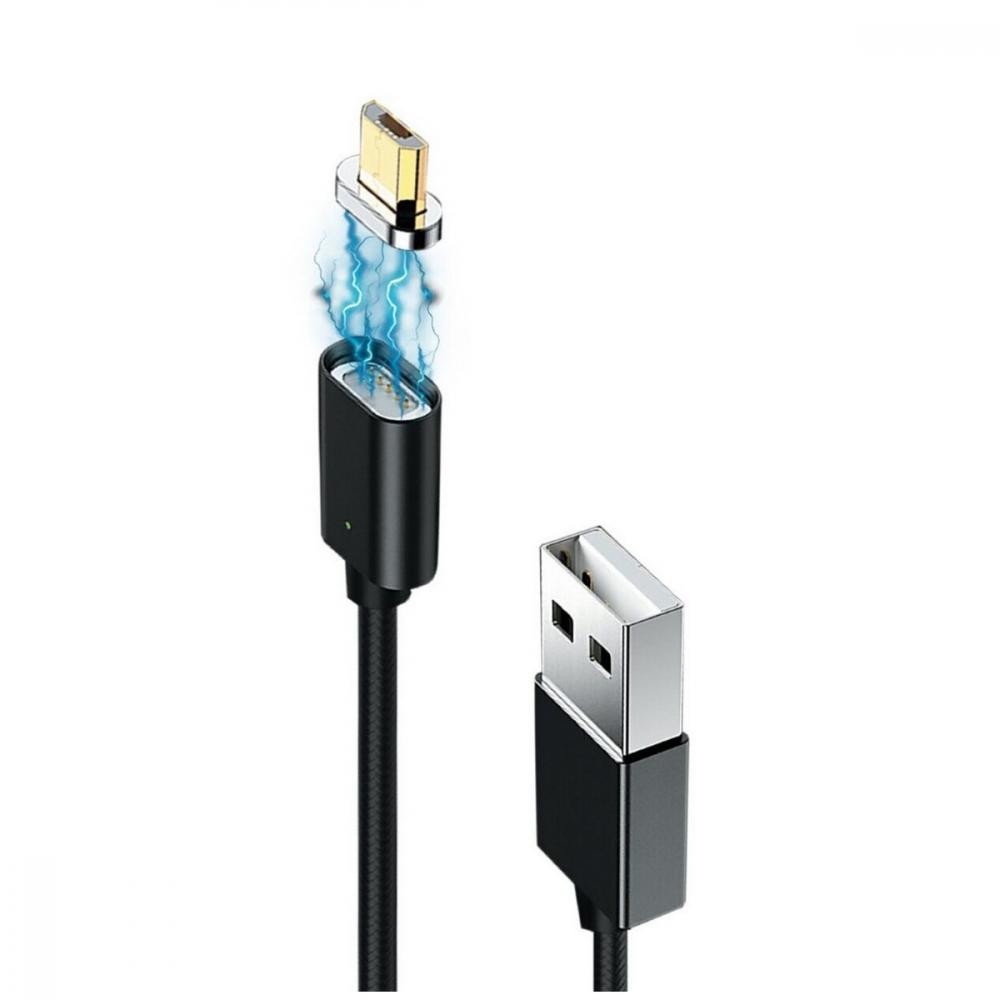 Grand-X USB/Micro-USB Magnet 1m (MG-01M) - зображення 1