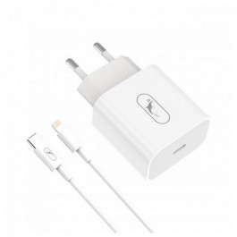 SkyDolphin SC38T White + Lightning cable (MZP-000182)