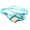 DENGOS USB to Lightning 1m Blue (PLS-L-IND-SOFT-BLUE) - зображення 2