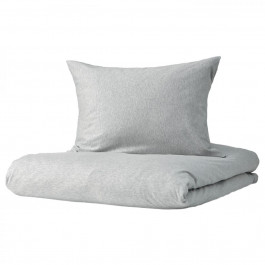 IKEA SPJUTVIAL Комплект постельного белья, светло-серый/меланж (204.797.74)