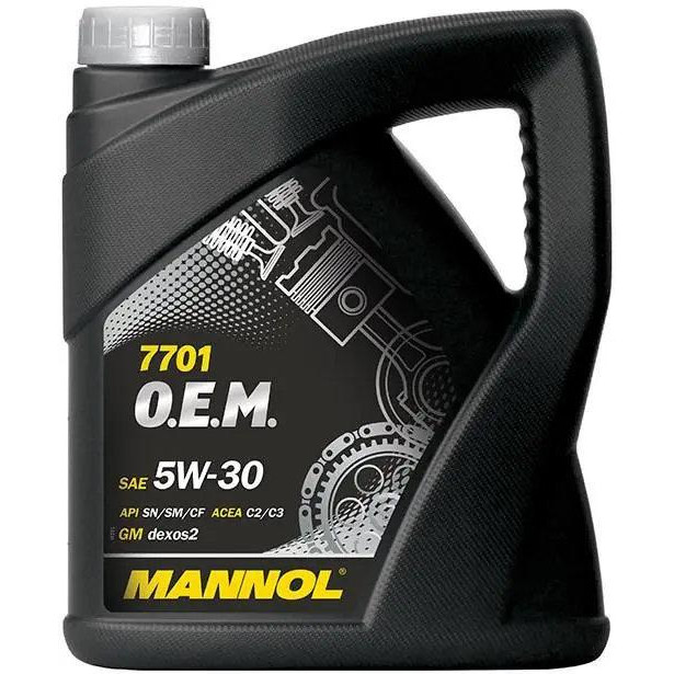 Mannol 7701 O.E.M. Chevrolet Opel 5W-30 Energy Formula OP 4л - зображення 1