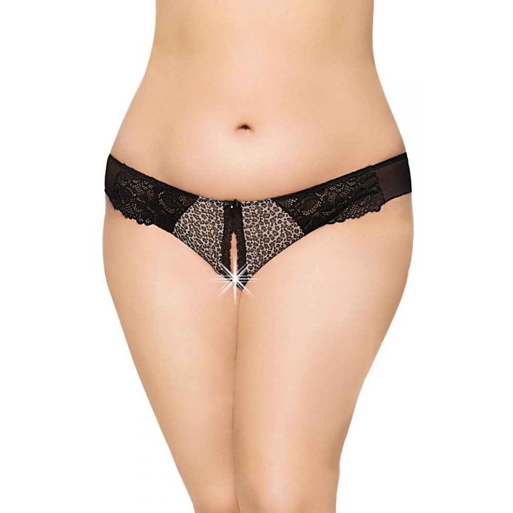 SoftLine Трусики-стрінги G-String 2435, чорні (5906340730117) - зображення 1