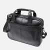 Vintage Мужская сумка кожаная  leather-20680 Черная - зображення 1