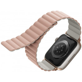 Uniq Ремінець  REVIX MAGNETIC Blush (Pink/Beige) для Apple Watch 45/44/42mm