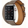 Apple Watch Series 4 Hermes GPS + LTE 40mm Steel Case w. Etoupe Swift (H074200CJ18) - зображення 1