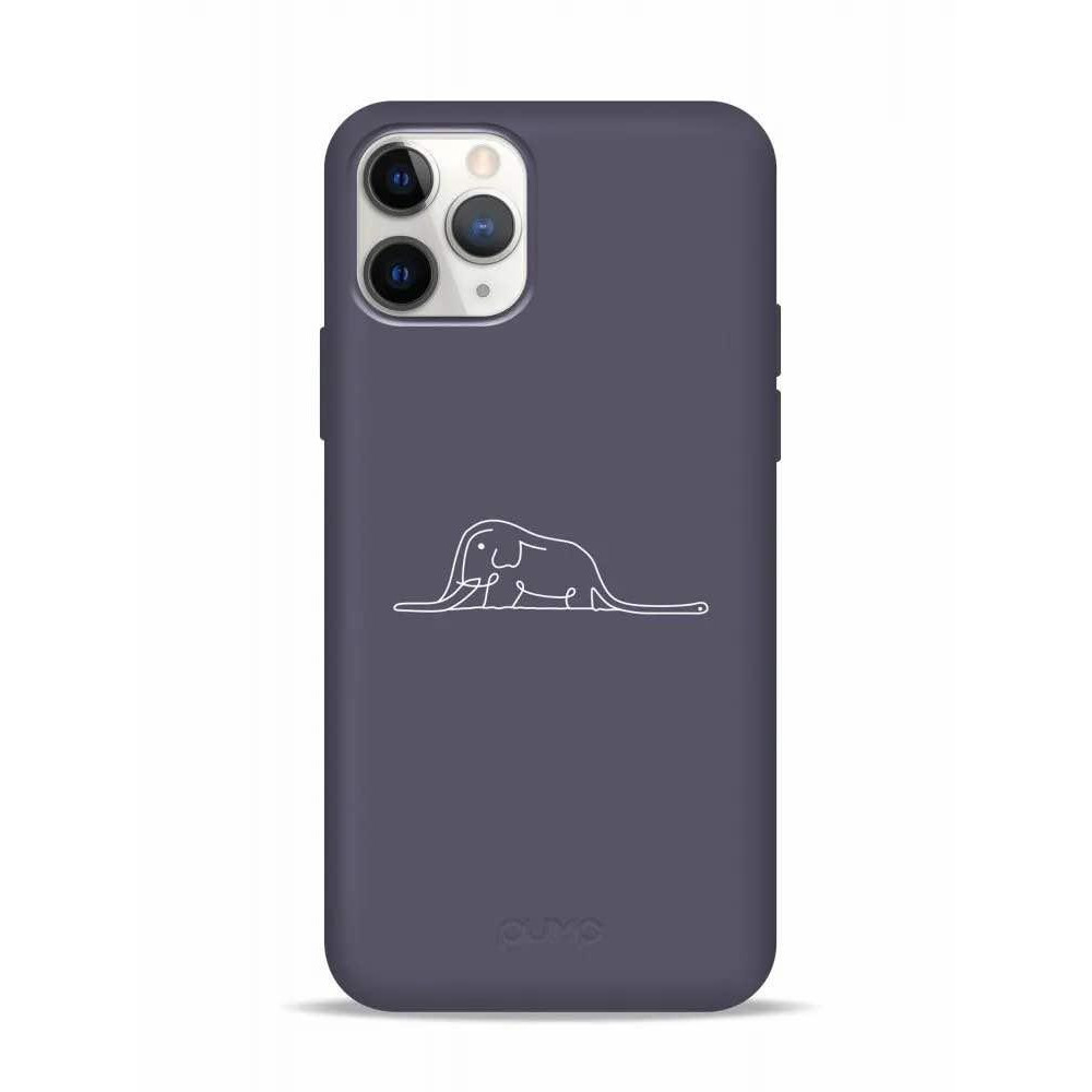 Pump Silicone Minimalistic Case for iPhone 11 Pro Max Elephant In A Boa (PMSLMN11PROMAX-1/244) - зображення 1