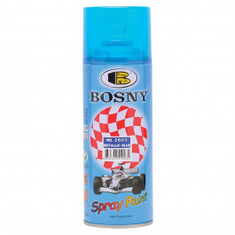 Bosny Фарба аерозольна акрилова Bosny з металевим ефектом №2603 синій металік 400 мл