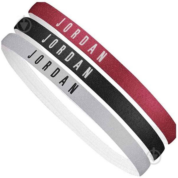 Nike Повязка  JORDAN HEADBANDS 3 PK GYM J.000.3599.626 р.OSFM разноцветный - зображення 1