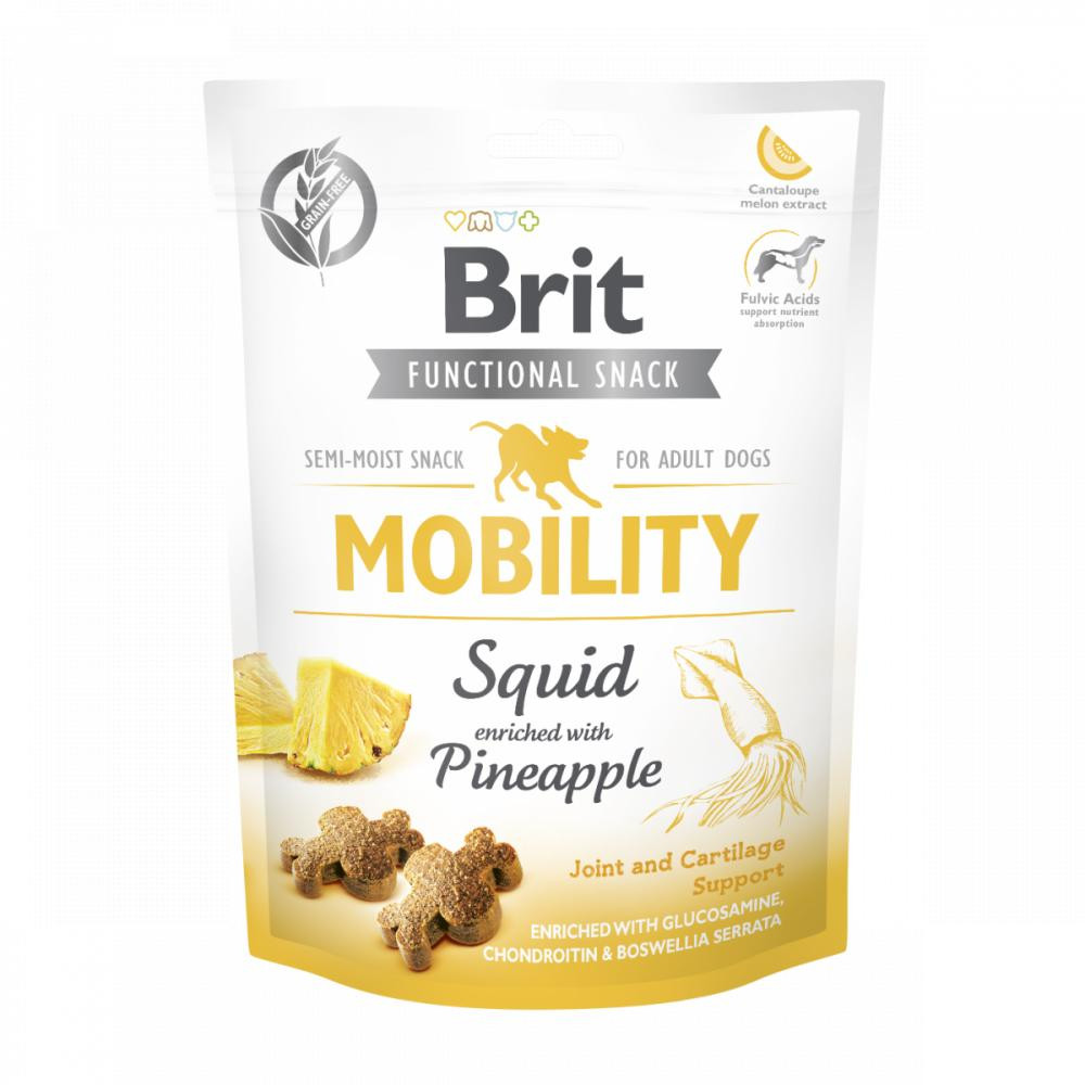 Brit Functional Snack Mobility Squid 150 г (111417/9932) - зображення 1