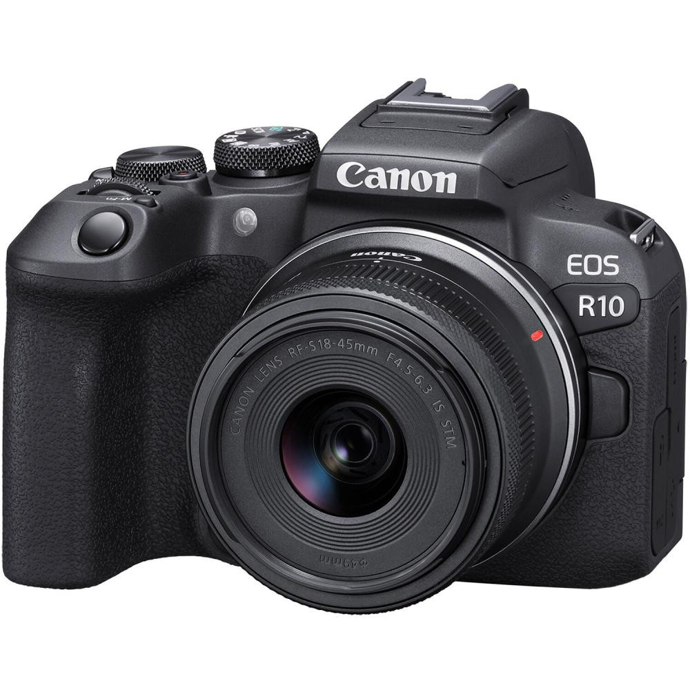 Canon EOS R10 kit (RF-S 18-45mm) IS STM + Mount Adapter EF-EOS R (5331C033) - зображення 1