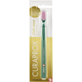 Curaprox Зубная щетка  CS 12 460 Velvet ультра-мягкая Зеленая с розовым (CS 12460 - 20)