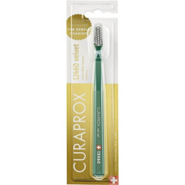 Curaprox Зубная щетка  CS 12 460 Velvet ультра-мягкая Зеленая с серым (CS 12460 - 19)