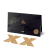 Bijoux Indiscrets Прикраси для сосків  Flash Glitter Pasties Cross, золоті (8436562010713) - зображення 1