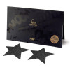 Bijoux Indiscrets Прикраси для сосків  Flash Glitter Pasties Star, чорні (8437008003061) - зображення 1