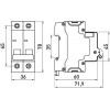 E.NEXT e.mcb.stand.60.2.B16 2р 16А B 6кА (s001117) - зображення 3