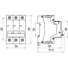 E.NEXT e.mcb.stand.60.3.C2 3р 2А C 6кА (s002125) - зображення 4