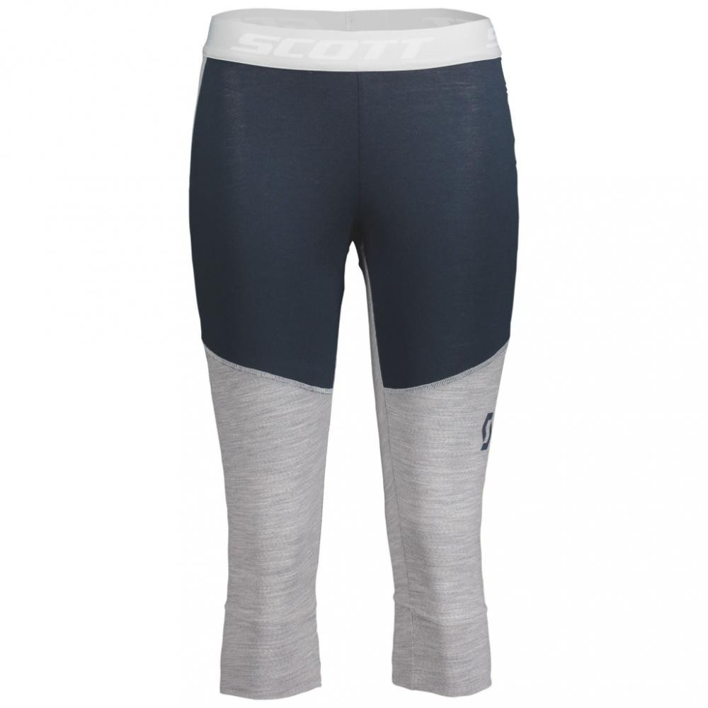 Scott Термоштани жіночі  W Defined Merino Pants, Dark blue/Light grey melange, XS (277794.7037.005) - зображення 1