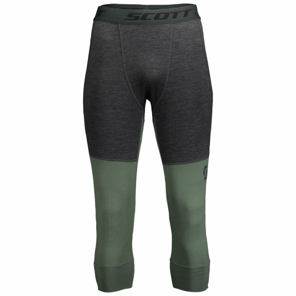 Scott Термоштани чоловічі  Defined Merino Pants, Dark grey melange/Frost green, XL (277773.7038.009) - зображення 1