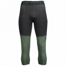 Scott Термоштани чоловічі  Defined Merino Pants, Dark grey melange/Frost green, XL (277773.7038.009)