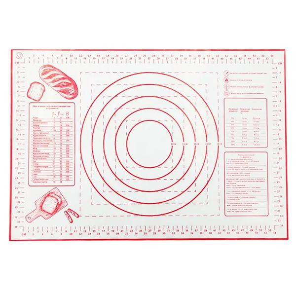 LoadUP Силіконовий килимок для розкатки тіста (з лінійкою, 30х40 см) (35467769) - зображення 1