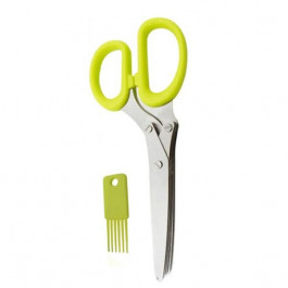 Auta Кухонні ножиці для нарізки зелені (5 лез, нержавіюча сталь, зелені) (35466402)