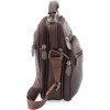 Leather Collection Недорогая наплечная сумка коричневого цвета  (10050) - зображення 2