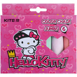 Kite Мел цветной Hello Kitty 6 цветов Jumbo  HK21-073