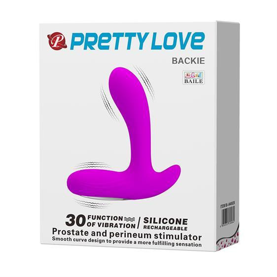 Pretty Love Backie Prostata Stimulator Pink (6603BI0133) - зображення 1