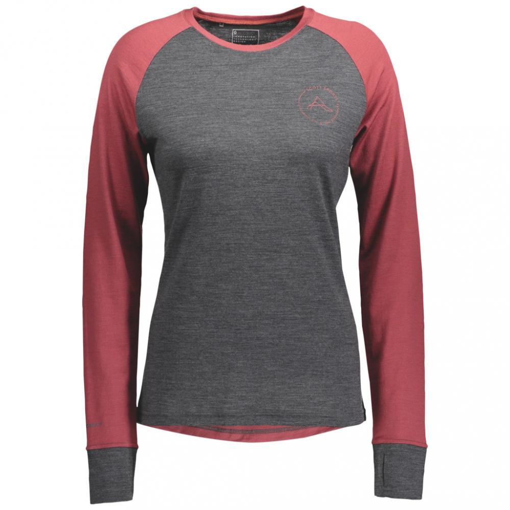 Scott Термофутболка жіноча  W Defined Merino Longsleeve Shirt, Ochre red/Dark grey melange, XL (277793.705 - зображення 1