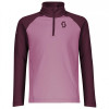 Scott Кофта підліткова  Jr 1/2 Zip Defined Light, Red fudge/Cassis pink, M (244934.6654.007) - зображення 1