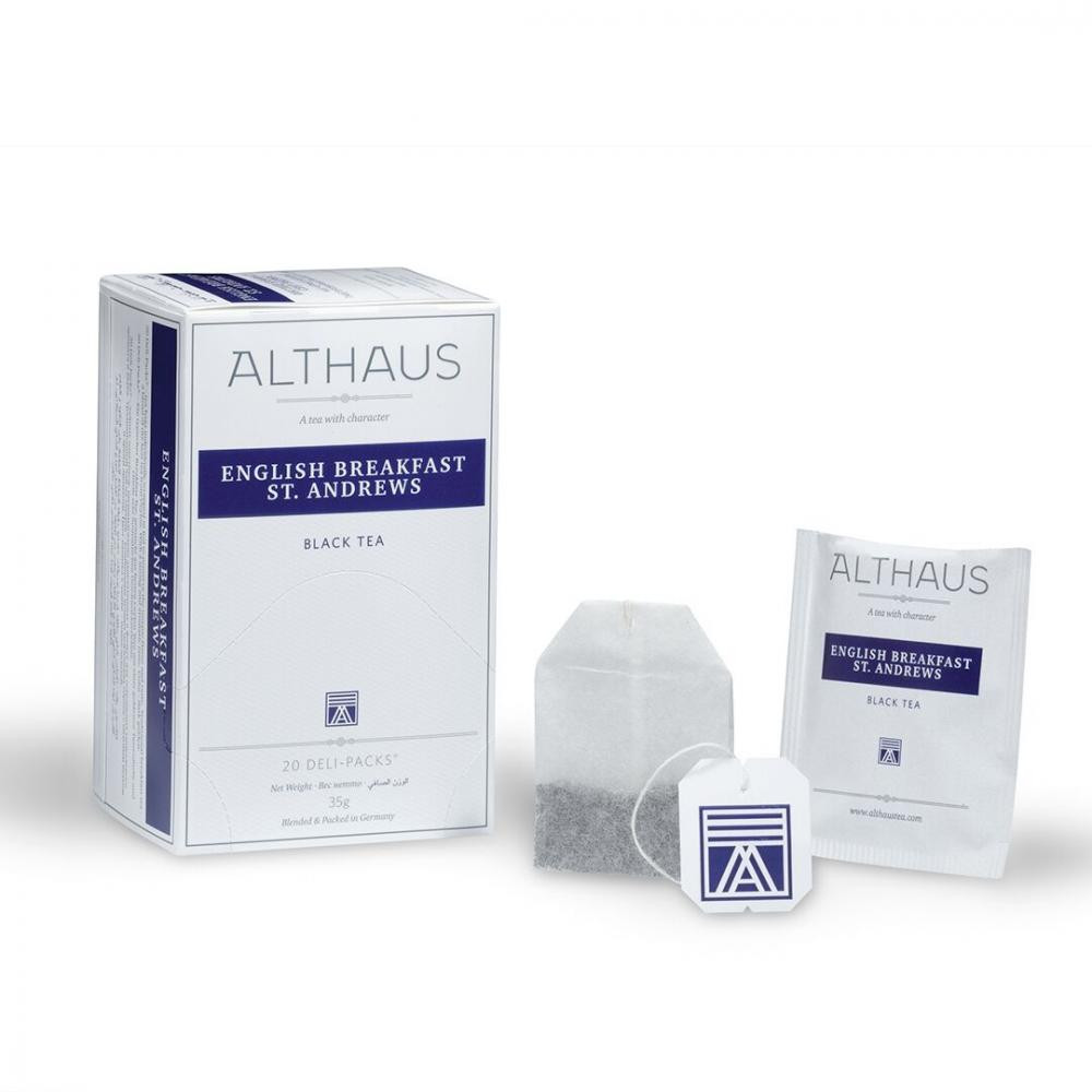 Althaus Чай пакетированный  English Breakfast 20х1,75 г - зображення 1