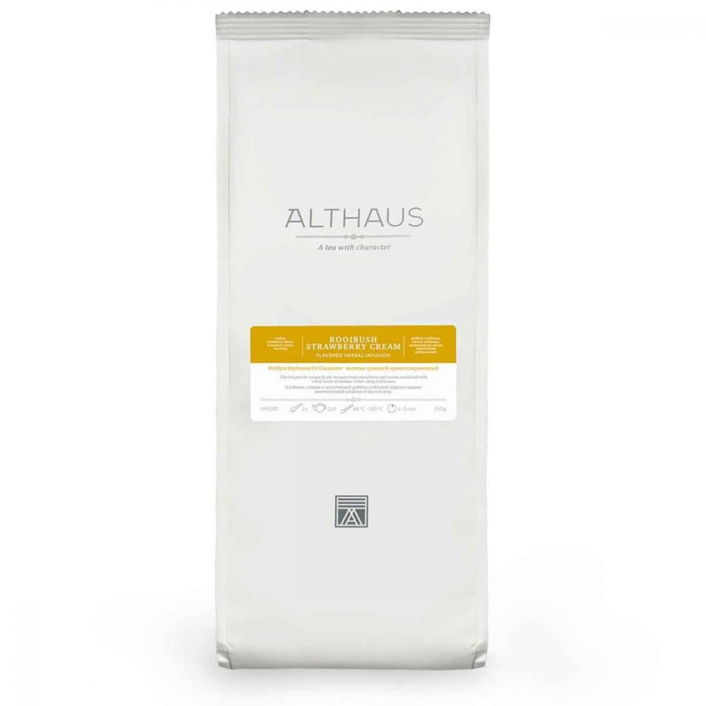 Althaus Чай листовой  Rooibush Strawberry Cream 250 г - зображення 1