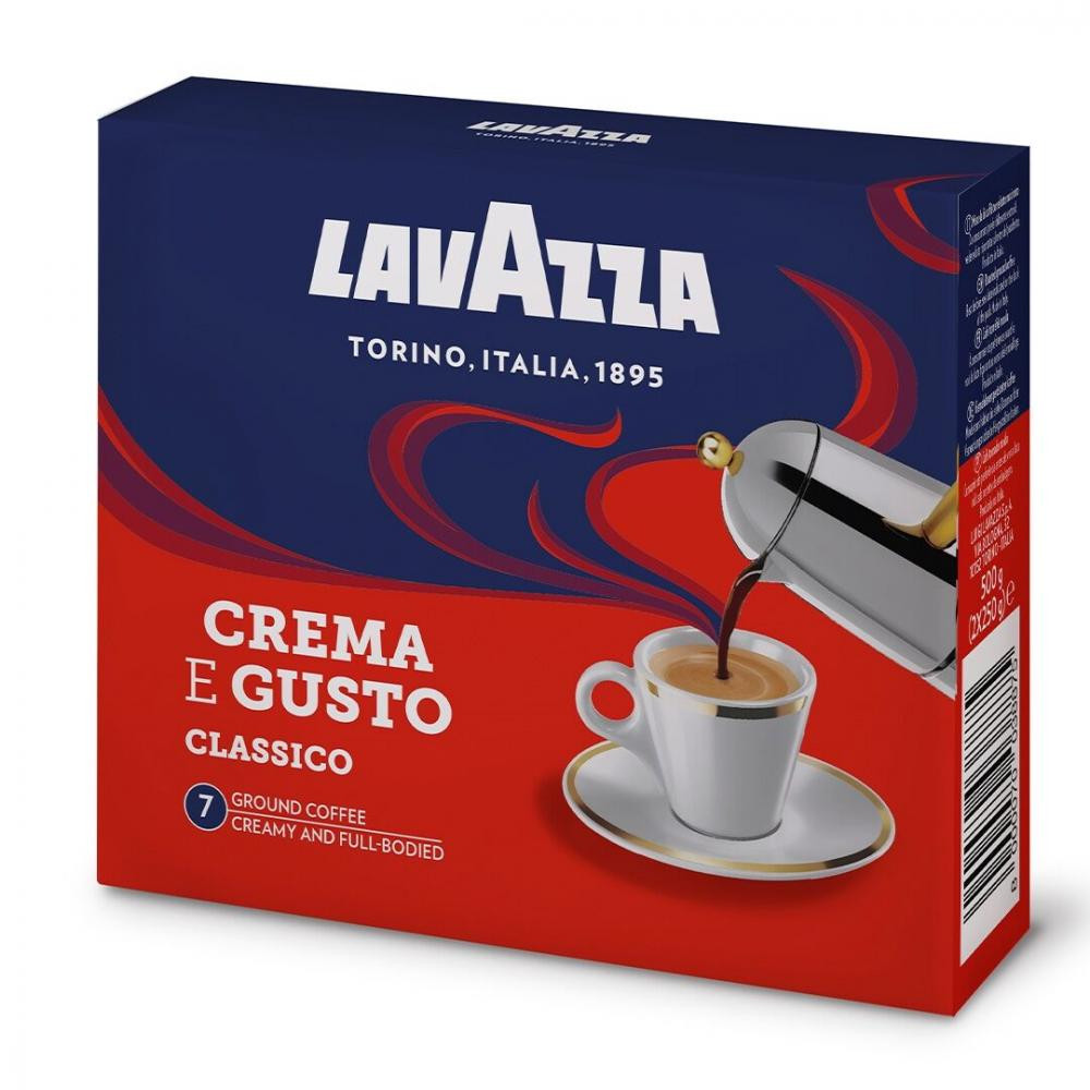 Lavazza Crema E Gusto Classico мелена 500 г (8000070038875) - зображення 1