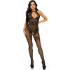 Leg Avenue Комбінезон  Lace and Net Bodystocking, чорний (714718565187) - зображення 1